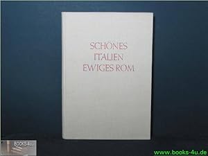 Seller image for Schnes Italien, ewiges Rom : Plaudereien e. Rompilgers. for sale by Antiquariat-Fischer - Preise inkl. MWST