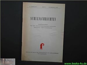 Bild des Verkufers fr SCHULNACHRICHTEN hg. v.d. Erziehungsdirektion baselland -Red. Schulinspektorat zum Verkauf von Antiquariat-Fischer - Preise inkl. MWST