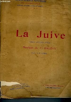 Seller image for LA JUIVE for sale by Le-Livre