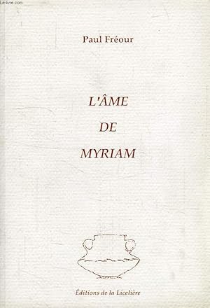 Seller image for L'AME DE MYRIAM for sale by Le-Livre