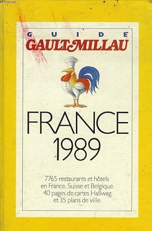 Bild des Verkufers fr GUIDE FRANCE 1989 zum Verkauf von Le-Livre