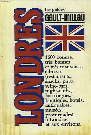 Bild des Verkufers fr LE GUIDE GAULT-MILLAU DE LONDRES zum Verkauf von Le-Livre