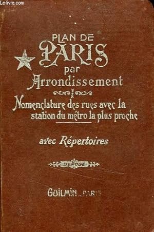 Bild des Verk�ufers f�r PLAN DE PARIS PAR ARRONDISSEMENT zum Verkauf von Le-Livre