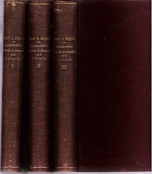 Immagine del venditore per Briefwechsel Friedrichs des Grossen mit Voltaire [3 volume set] : Erster Teil: Briefwechsel des Kronprinzen Friedrich 1736-1740; Zweiter Teil: Briefwechsel Knig Friedrichs 1740-1753; Dritter Teil: Briefwechsel Knig Friedrichs 1753-1778 venduto da Mike's Library LLC