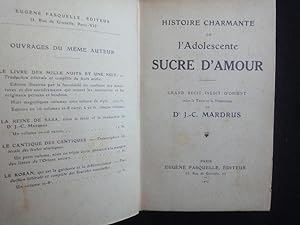 Seller image for Histoire Charmante De l adolescente Sucre d amour for sale by Malota