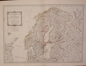 A New Map of the Northern States containing the Kingdoms of Sweden, Denmark and Norway; with the ...