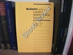 Bild des Verkufers fr Bulletin of the London Mathematical Society; No. 110, Volume 24, Part 5, September 1992 zum Verkauf von PsychoBabel & Skoob Books