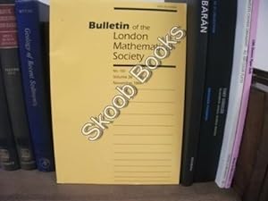 Immagine del venditore per Bulletin of the London Mathematical Society; No. 123, Volume 26, Part 6, November 1994 venduto da PsychoBabel & Skoob Books