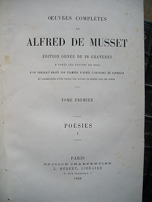 Oeuvres Complètes de Alfred DE MUSSET