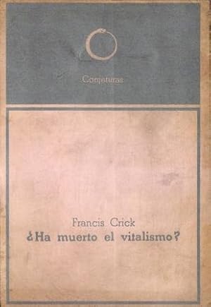 Imagen del vendedor de Ha muerto el vitalismo? a la venta por Federico Burki