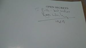 Bild des Verkufers fr Open Secrets; Explorations in South Wales zum Verkauf von Eastburn Books