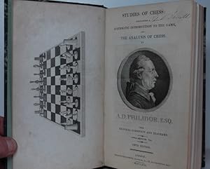 Bild des Verkufers fr Studies of Chess containing a systematic introduction to the game, and the analysis of chess. 5. edition. zum Verkauf von Antiquariat  Braun