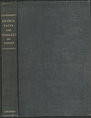 Immagine del venditore per John Dryden: Some Biographical Facts and Problems venduto da Dorley House Books, Inc.