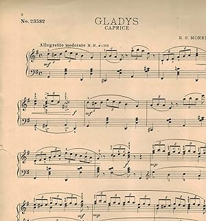 Seller image for Gladys Caprice - Vintage Sheet Music for sale by ! Turtle Creek Books  !