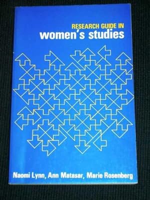 Image du vendeur pour Research Guide in Women's Studies mis en vente par Lotzabooks