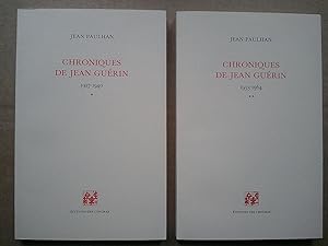 Chroniques de Jean Guérin 1927-1940 / 1953-1964 [ 2 Volumes sous Etui ]