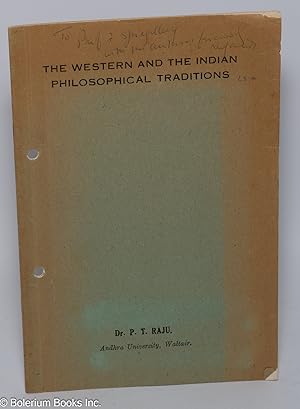 Immagine del venditore per The Western and the Indian philosophical traditions venduto da Bolerium Books Inc.