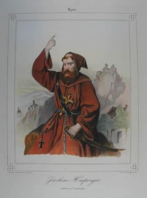 Kolorierte Lithographie v. August Bry n. Valerio nach Ortners Skizzen. Innsbruck, F. Unterberger ...