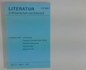 Bild des Verkufers fr Literatur in Wissenschaft und Unterricht ; Band 5, Heft 4 / 1972. zum Verkauf von ANTIQUARIAT FRDEBUCH Inh.Michael Simon