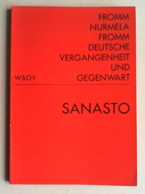 Seller image for Deutsche Vergangenheit und Gegenwart. Sanasto. (4. painos). for sale by Antiquariat Sander