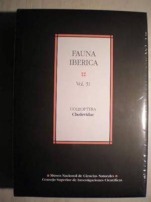 Fauna Ibérica. Vol. 31. Cholevidae Ibéricos
