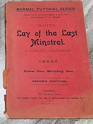 Scott's Lay of the Last Minstrel with Introduction, Notes and Appendices