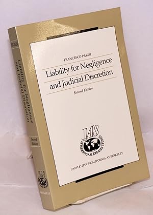 Seller image for Liability for negligence and judicial discretion. Second edition. Foreword by Peter Stein for sale by Bolerium Books Inc.
