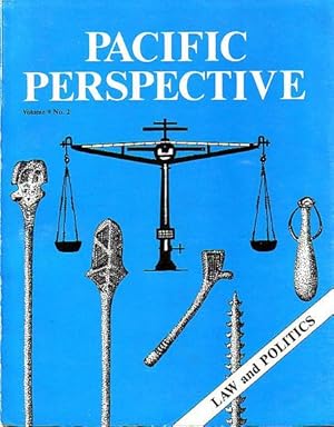 Imagen del vendedor de PACIFIC PERSPECTIVE - Journal of the South Pacific Social Sciences Association: Volume 9, No. 2 1980 a la venta por Jean-Louis Boglio Maritime Books