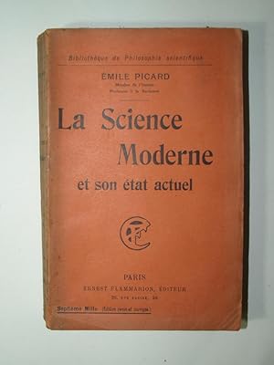 Seller image for La Science Moderne et son tat actuel. for sale by Librairie Aubry