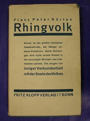 Imagen del vendedor de Rhingvolk - Volksleder un Rmche a la venta por Buchantiquariat Uwe Sticht, Einzelunter.