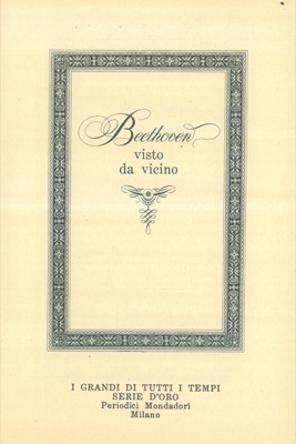 Beethoven visto da vicino.