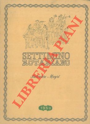 Seller image for Settimino rotariano. for sale by Libreria Piani