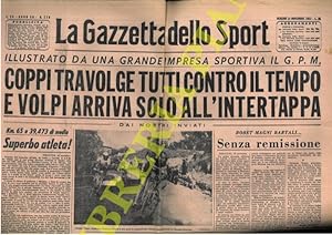 Coppi travolge tutti contro il tempo e Volpi arriva solo all'intertappa.