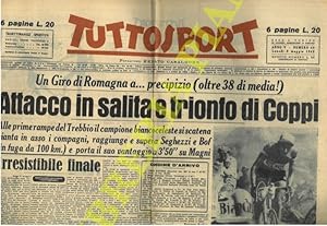 Un Giro di Romagna a?precipizio (oltre 38 di media!). Attacco in salita e trionfo di Coppi.