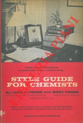 Bild des Verkufers fr Style guide for Chemists. zum Verkauf von Libreria Piani