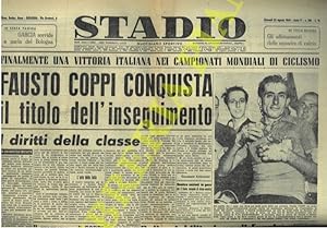 Finalmente una vittoria italiana nei campionati mondiaii di ciclismo. Fausto Coppi conquista il t...