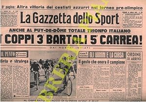 1° Coppi 3° Bartali 5° Carrea !