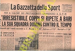 L'irresistibile Coppi si ripete a Bari e la sua squadra domina contro il tempo.