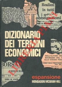 Immagine del venditore per Dizionario dei termini economici. venduto da Libreria Piani