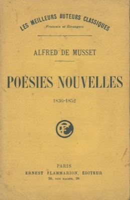 Poesies nouvelles. 1836-1852.