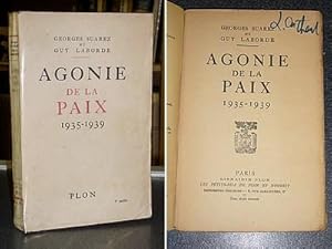 Seller image for Agonie de la Paix. 1935-1939 for sale by Le Beau Livre