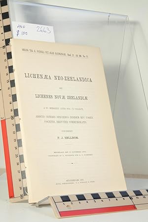Image du vendeur pour Lichena Neo-Zeelandica seu Lichenes Nov Zeelandi mis en vente par Thulin&Ohlson AntiqBookseller Since 1918