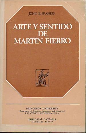 Seller image for ARTE Y SENTIDO DE MARTN FIERRO. for sale by angeles sancha libros