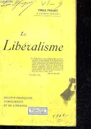 Image du vendeur pour LE LIBERALISME. mis en vente par Le-Livre