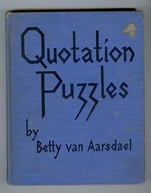 Quotation Puzzles: A Book of Numerical Enigmas Based on Quotations from Well-Known Authors