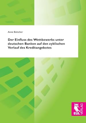 Seller image for Der Einfluss des Wettbewerbs unter deutschen Banken auf den zyklischen Verlauf des Kreditangebotes for sale by AHA-BUCH GmbH