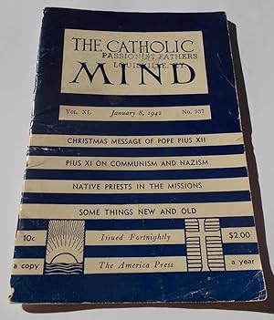 Bild des Verkufers fr The Catholic Mind (No. 937, January 8, 1942) Digest Magazine zum Verkauf von Bloomsbury Books