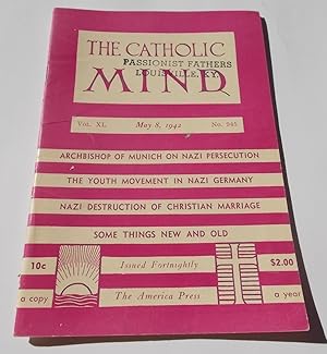 Bild des Verkufers fr The Catholic Mind (No. 945, May 8, 1942) Digest Magazine zum Verkauf von Bloomsbury Books