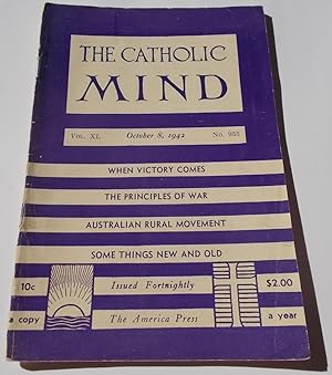 Seller image for The Catholic Mind (No. 955, October 8, 1942) Digest Magazine for sale by Bloomsbury Books