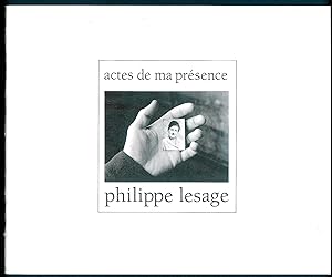 Imagen del vendedor de Aspect de ma prsence - Philippe Lesage. a la venta por Bouquinerie Aurore (SLAM-ILAB)